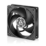 Arctic P9 Max - ventilateur PC, ventilateur en espèces PWM de 92 mm de haut, 500-5000 tr / min, optimisé pour la pression statique, mode 0 dB - noir