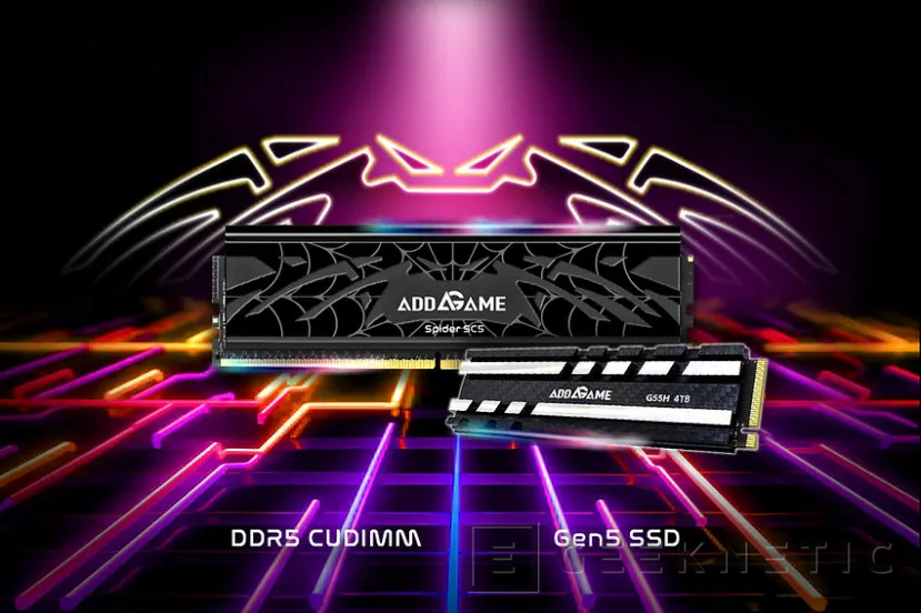 Geeknetic AddLink montrera ses nouveaux disques SSD PCIE 5.0 à 14,00 Mo / s en lisant et en écrivant 3 dans Computex 2025