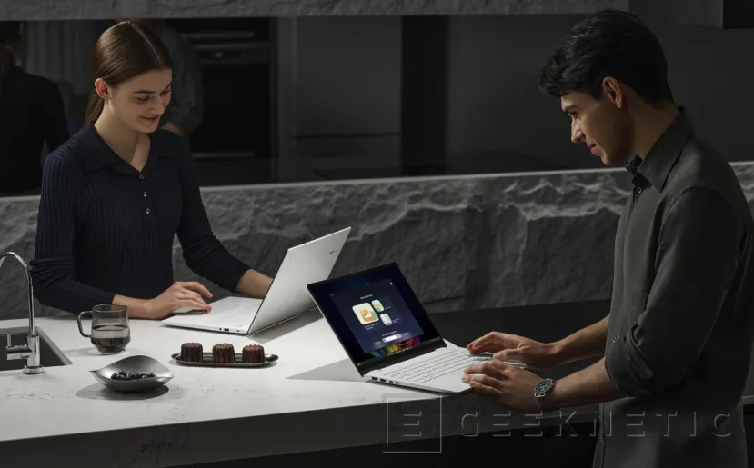 Geeknetic L'Acer Swift Edge 14 AI est le premier ordinateur portable au monde avec un revêtement Gorilla Mate Pro pour éviter la brillance sur son panneau OLED 2 Touch