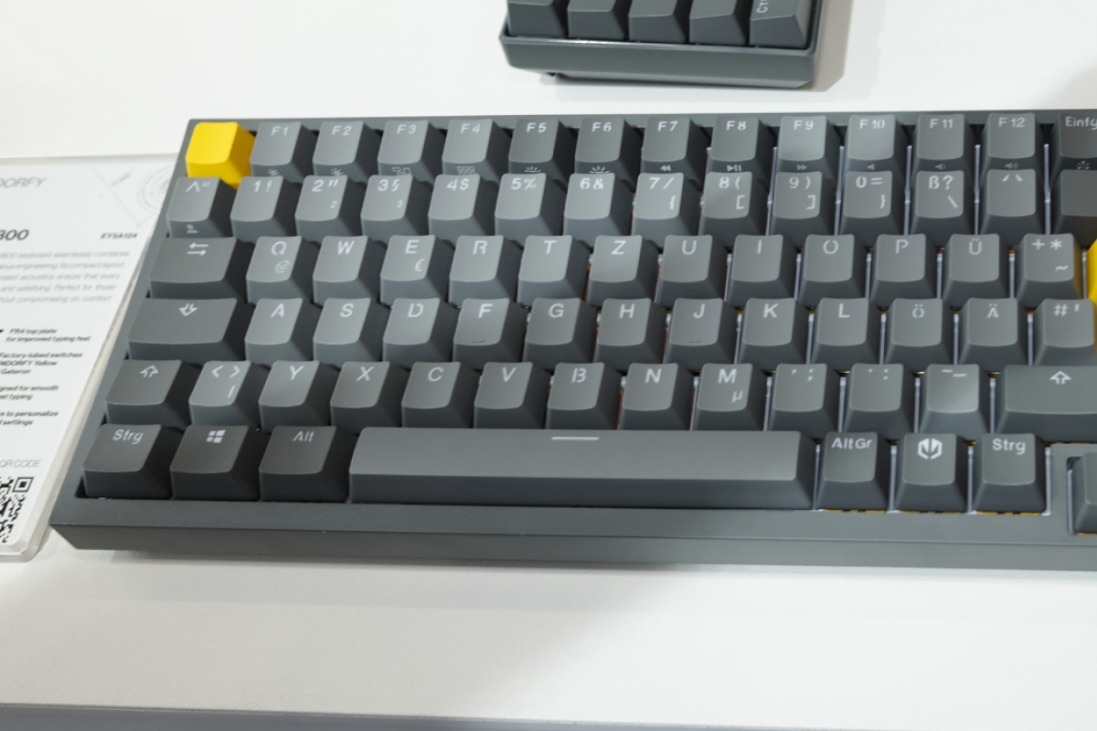 Endorfy nous montre son nouveau clavier mécanique sans fil Celeris 1800