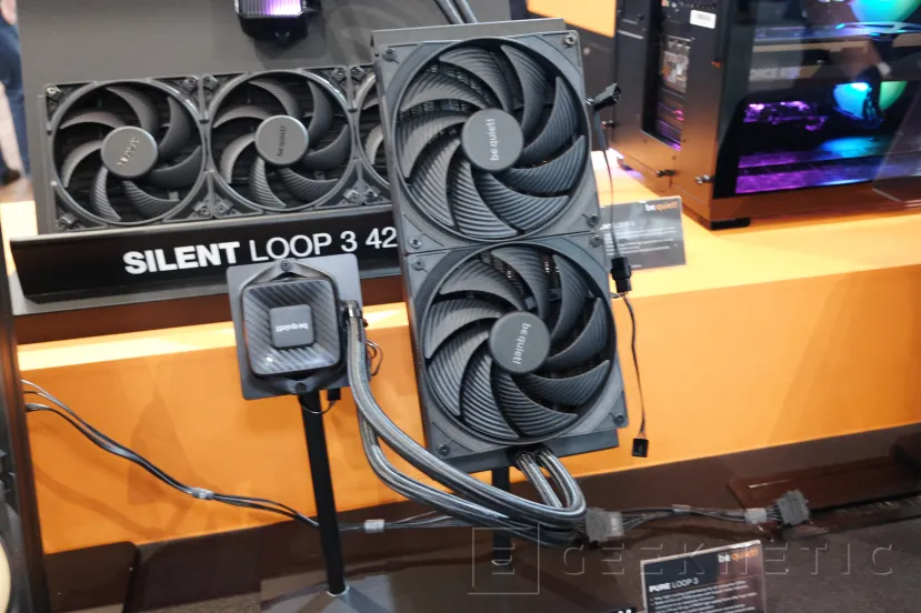 Geeknetic Le nouveau RL AIO de être calme! Ils sont la boucle pure 3 et la boucle pure 3 lx avec argu et tête avec un dessin personnalisable 3