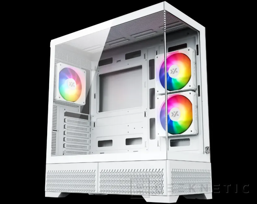 Geeknetic Le fabricant XYZ présente cet ordinateur 2025 sa nouvelle gamme de boîtes, modèles panoramiques avec écran LCD en noir et blanc 2