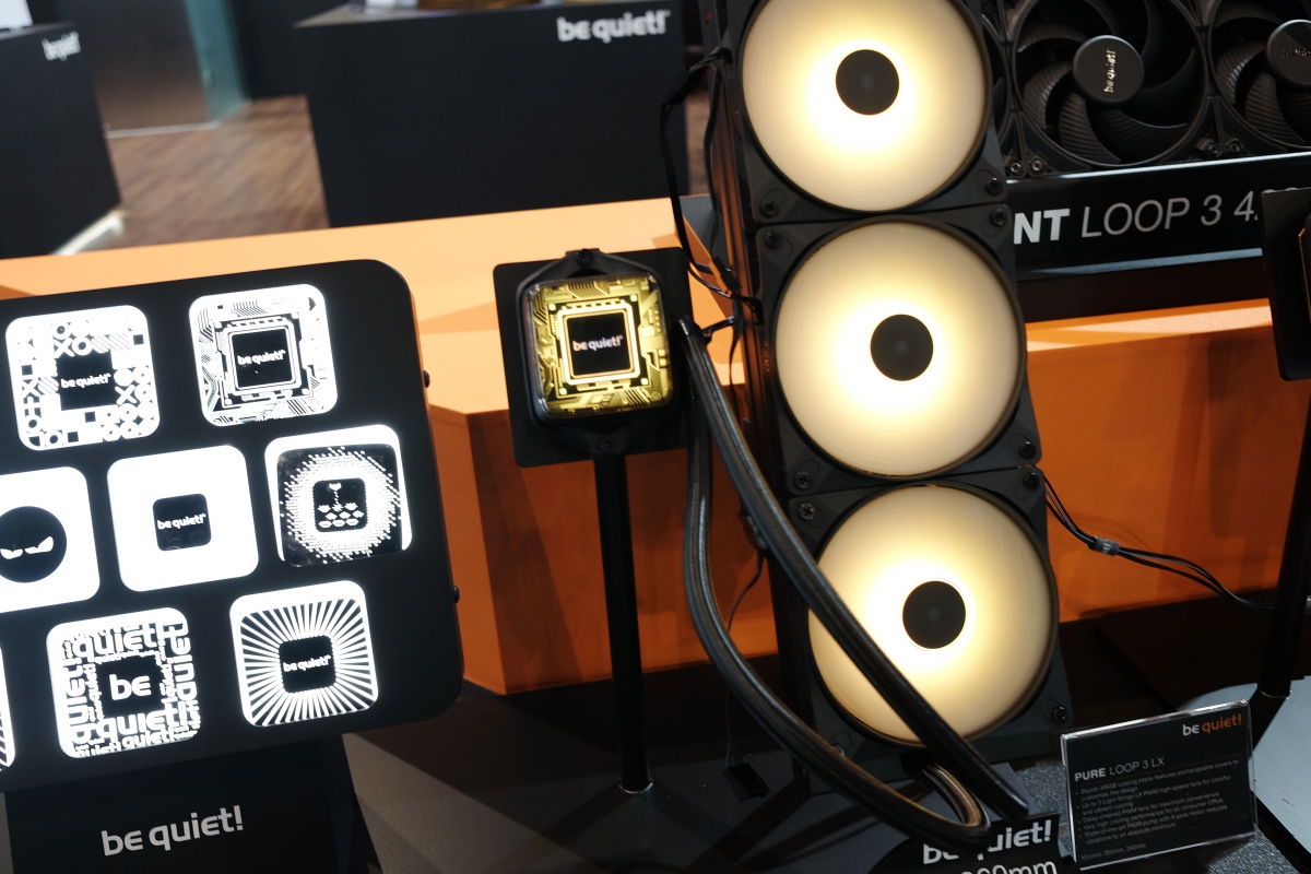 Le nouveau RL Aio de être silencieux! Ils sont la boucle pure 3 et la boucle pure 3 lx avec argu et tête avec un dessin personnalisable