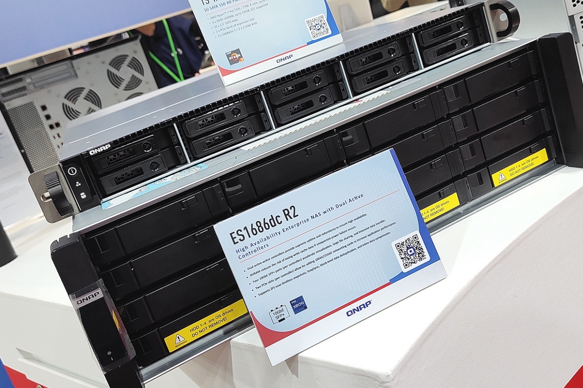 QNAP ajoute une solution TS-H1077AFU «All Flash» entraînée par Ryzen 7 à sa gamme d'images