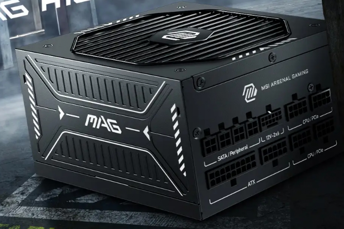 Nouvelle alimentation PCIE MSI MAG A1000GLS avec 1 000 W et l'efficacité en or