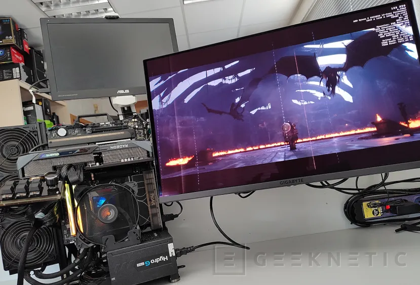 Geeknetic joue le scandale en combinant un RX 9070 XT et Gigabyte 10 Radeon Rx