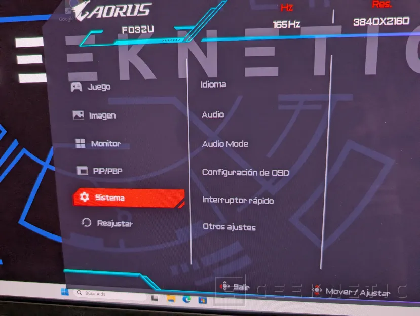 Geeknetic Aorus FO32U Revue 17