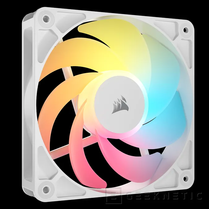 Geeknetic Les nouveaux ventilateurs de Corsair RS120-R ont des rotors de débit inversés pour un meilleur éclairage RVB 4