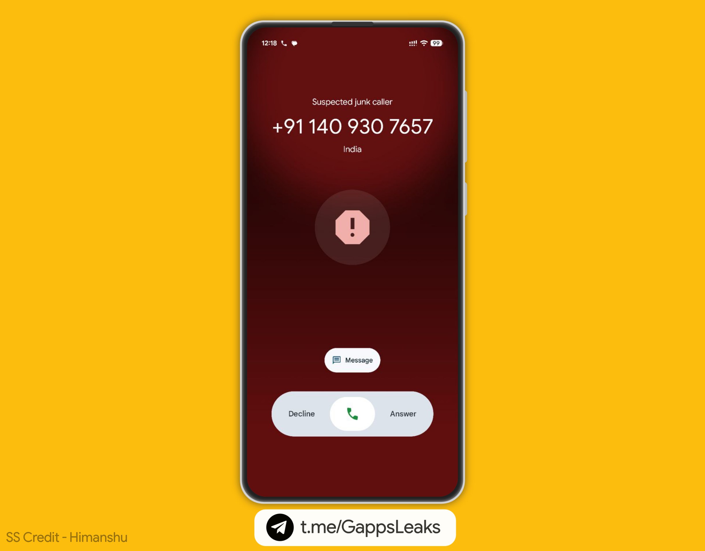 Google Téléphone V180 PublicBeta - UI M3E - Appelez Spam GasparedMbleBug