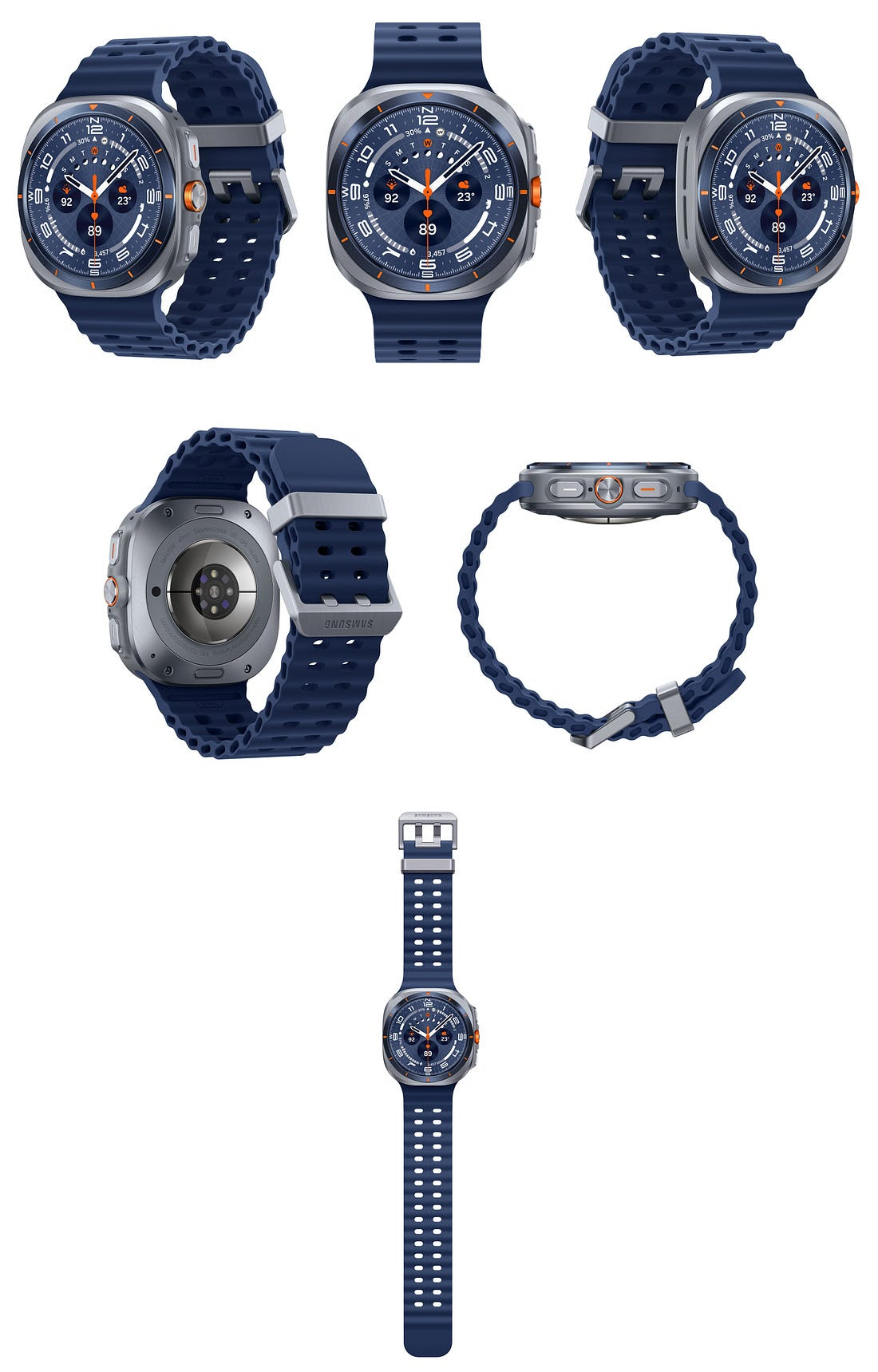 Samsung Galaxy Watch Ultra 2 - Render par Evleaks