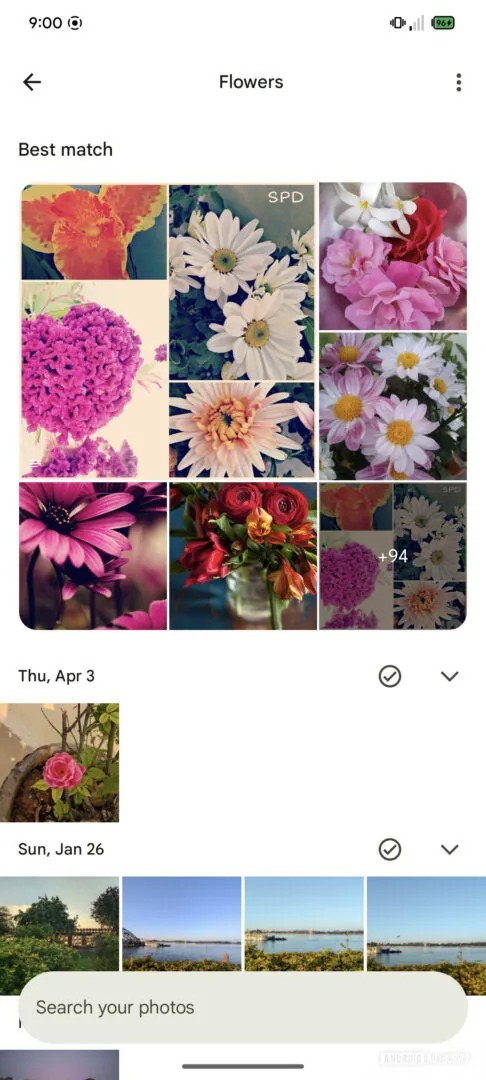Google Photo Redisign Results Recherche Matériel 3 Expressif