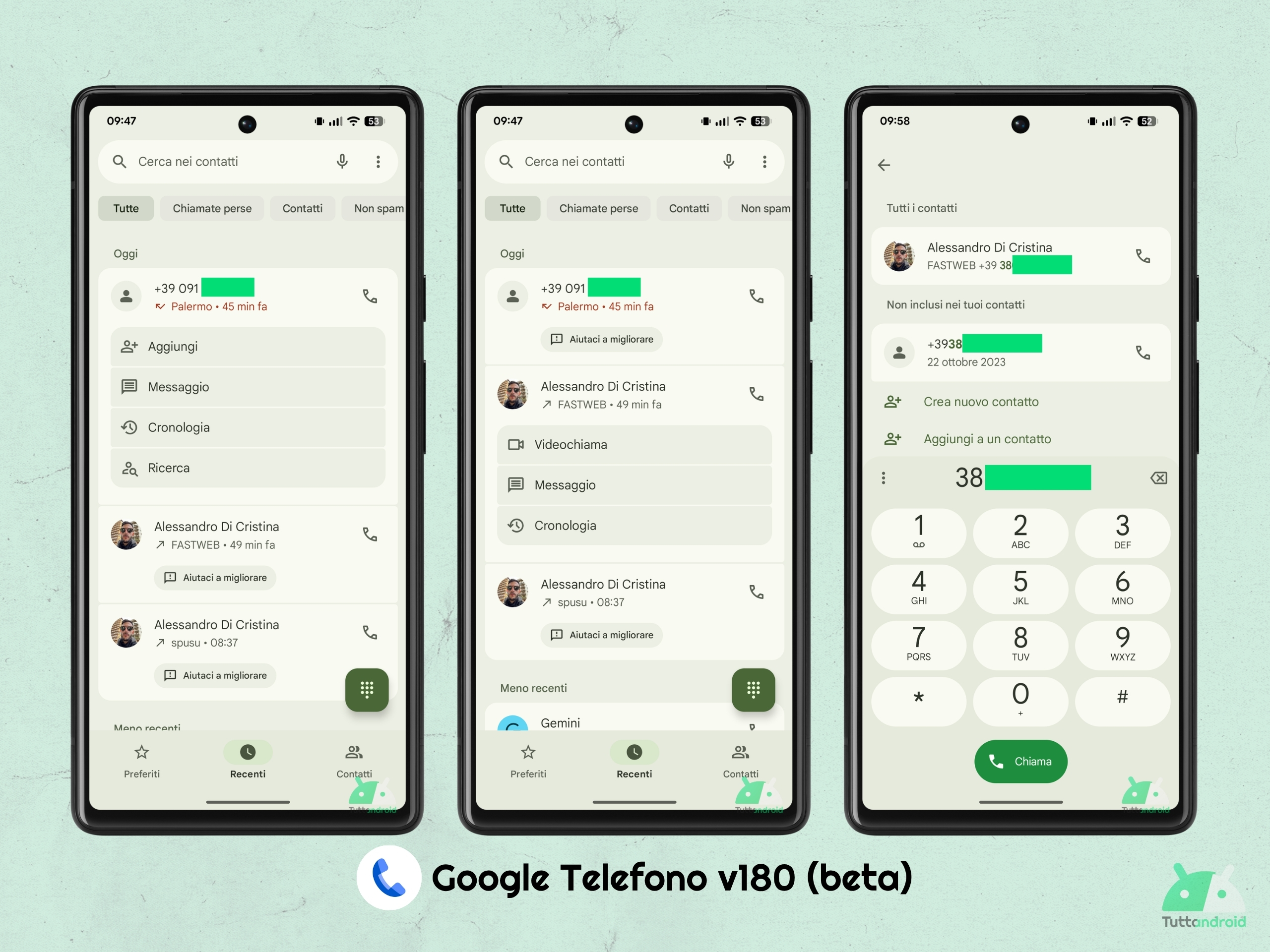 Google Phone V180 PublicBeta - UI M3E - Général