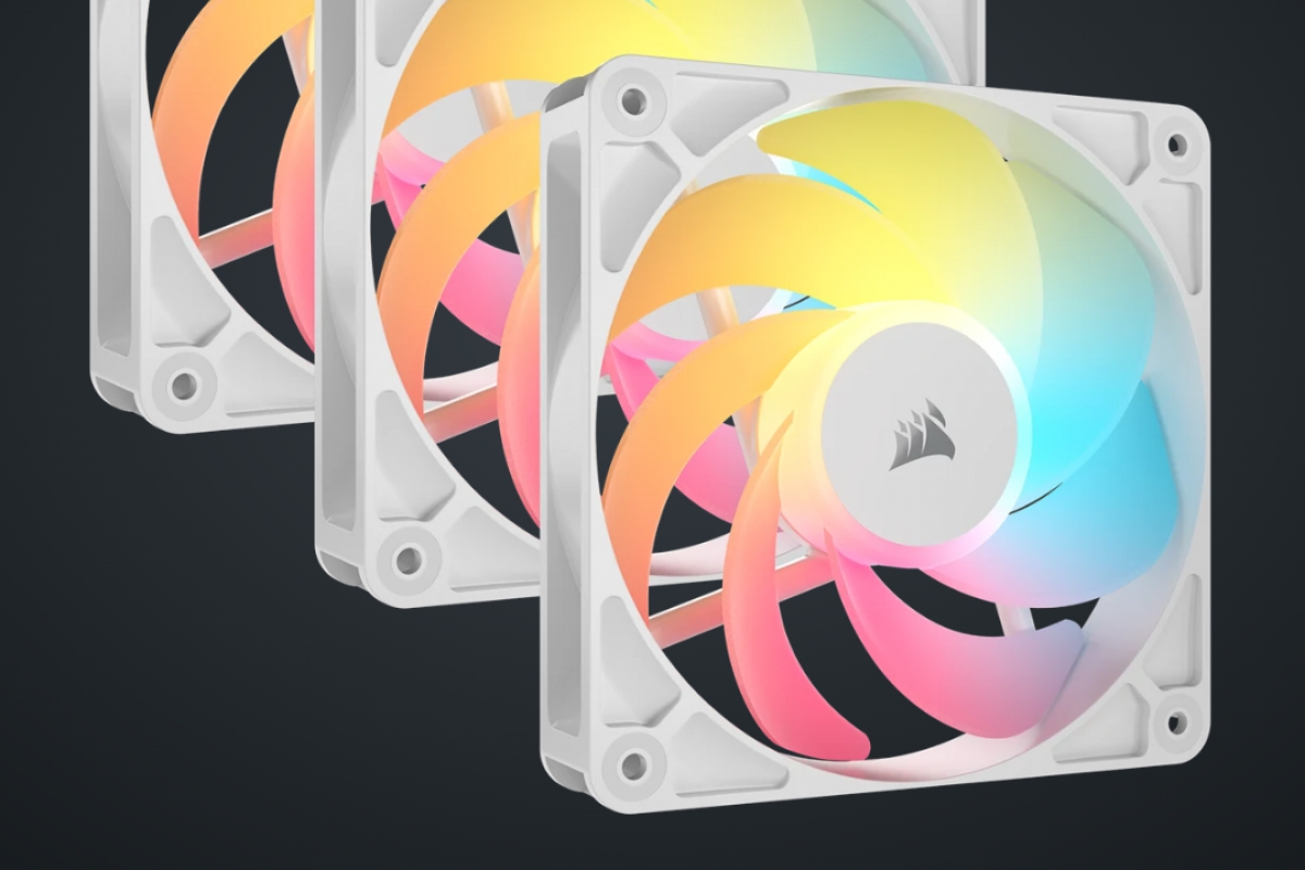 Les nouveaux ventilateurs de Corsair RS120-R ont des rotors de débit inversés pour un meilleur éclairage RVB