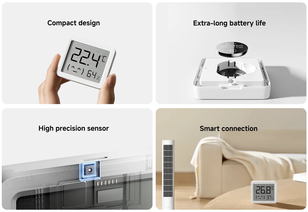 xiaomi Températures Humidité 3 Mini