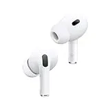 Apple Airpods Pro 2 Headphones sans fil, écouteurs Bluetooth, annulation de bruit actif, aide auditive, mode sonore ambiant, audio d'espace personnalisé, son de haute fidélité, chargement USB C C