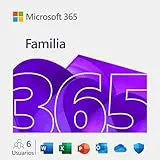 Famille Microsoft 365 | 12 mois | 6 personnes | Bureau d'applications avec IA | Jusqu'à 6 To de stockage OneDrive | Code d'activation envoyé par e-mail