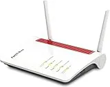 Fritz! Box 6850 5G International - Router Modem LTE, emplacement SIM, Wi -fi AC jusqu'à 1300 Mbps (866 Mbps en 5 GHz et 400 Mbps en 2,4 GHz), 4 x Gigabit LAN, DECT, USB 3.0, Interface en espagnol