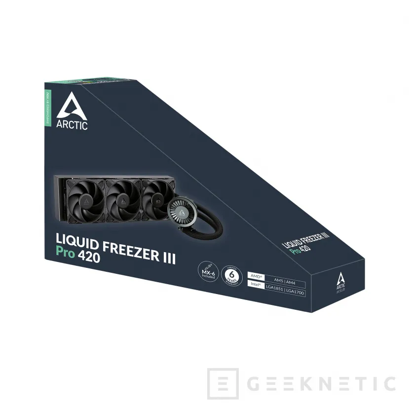 Geeknetic Arctic a lancé son RL AIO Liquid Freezer III Pro en format de 280 et 420 Radiateur, RVB et les modèles vides sont en route 3