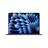 MacBook Air Apple 2025 15 pouces avec puce M4: Conçu pour Apple Intelligence, 15,3-pouces Écran de rétine liquide, 16 Go de mémoire unifiée, 256 Go de SSD, clavier espagnol; Minuit