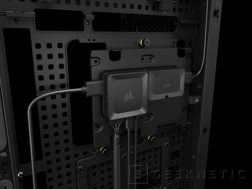 Geeknetic Corsair présente la boîte à cadre 5000d avec plus d'espace intérieur et admet des radiateurs jusqu'à 420 mm 4