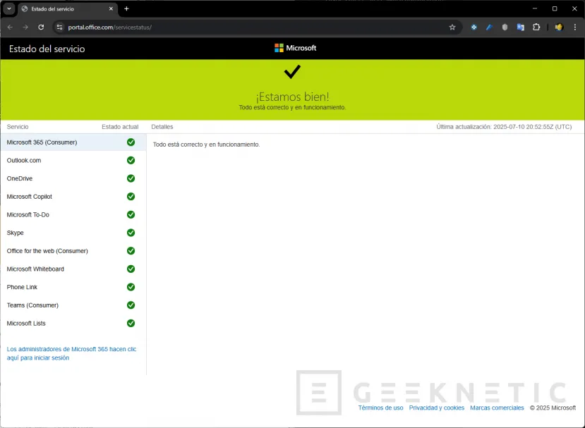 Geeknetic Microsoft Outlook est tombé, de nombreux utilisateurs ne peuvent pas accéder à leur e-mail à partir de ce matin 3