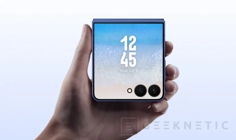 Geeknetic Samsung Galaxy Z Flip 7: Le type de coque pliant étend la taille de son écran extérieur et présente les Exynos 2500 à 3 nm 3