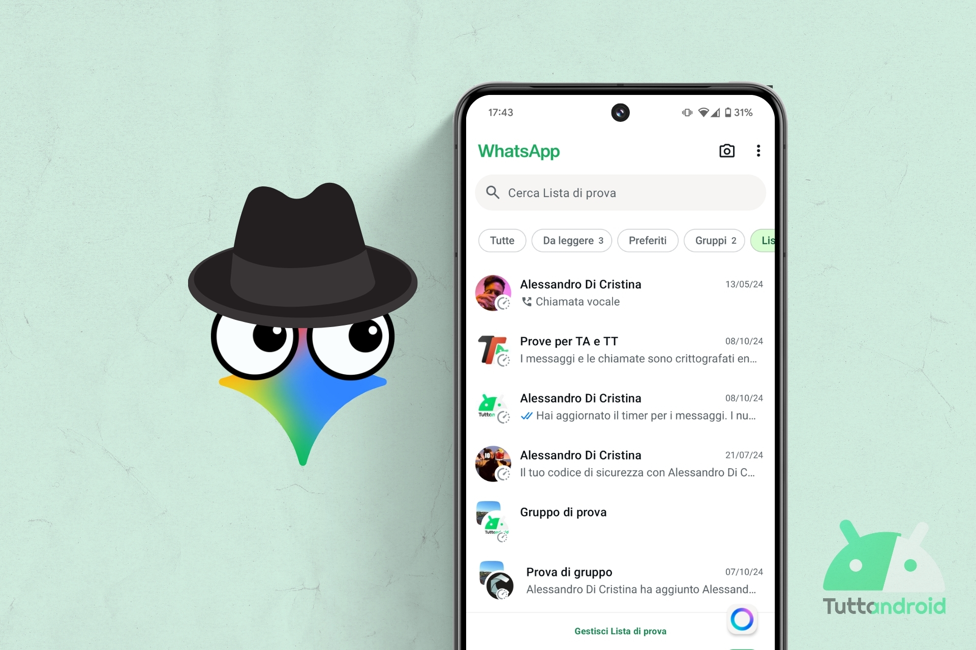 Gemini spia WhatsApp Hero