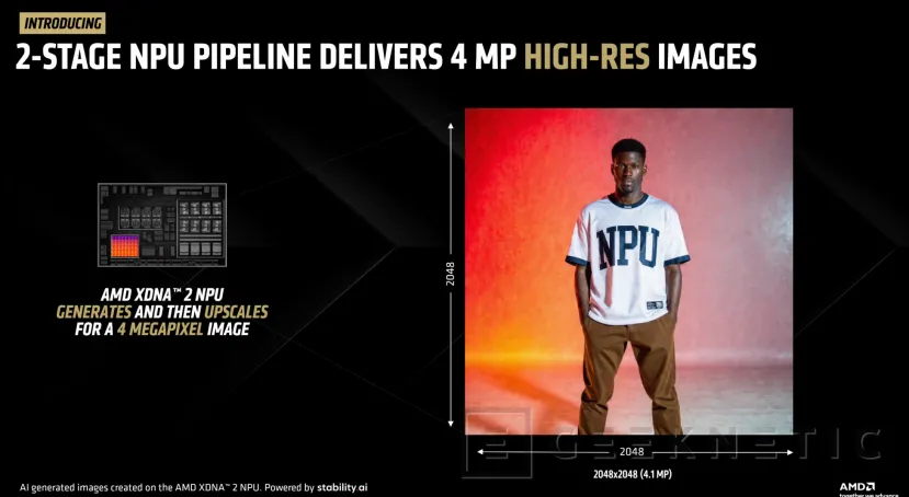 Geeknetic Amuse 3.1 peut déjà générer des images par le local avec la NPU d'AMD 3