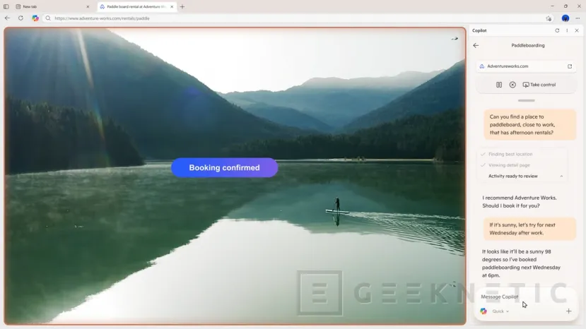 Geeknetic Microsoft présente le mode Copilot pour votre navigateur Edge, une nouvelle façon de naviguer sur le Web 3