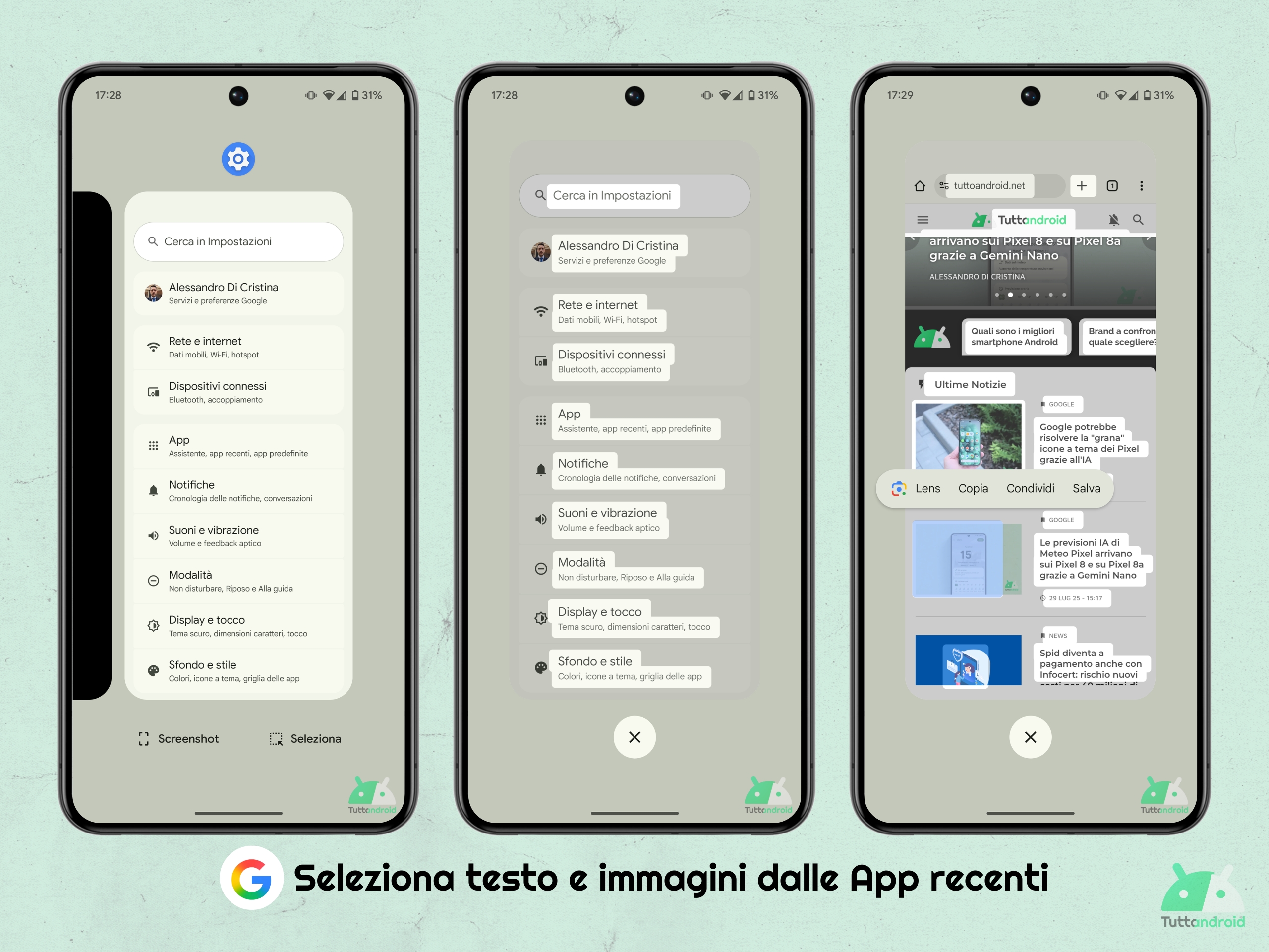 Cinq fonctions utiles de Google Pixel - 05 Applications récentes - Sélection de texte d'image