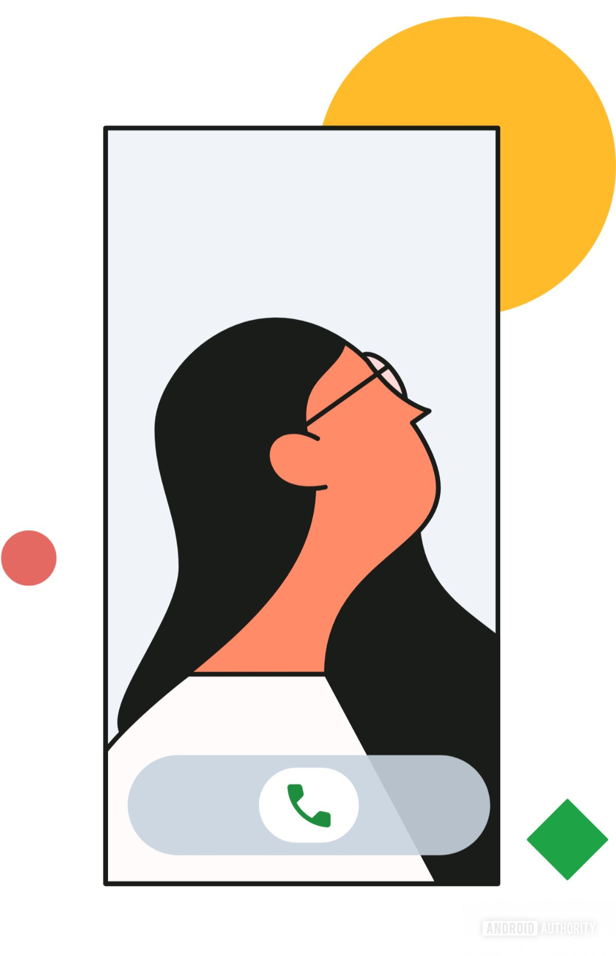 Google Contacts V4.60.30 - Illustration des cartes d'appel