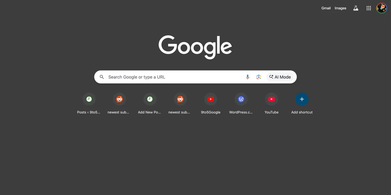 Aux modes Google Chrome