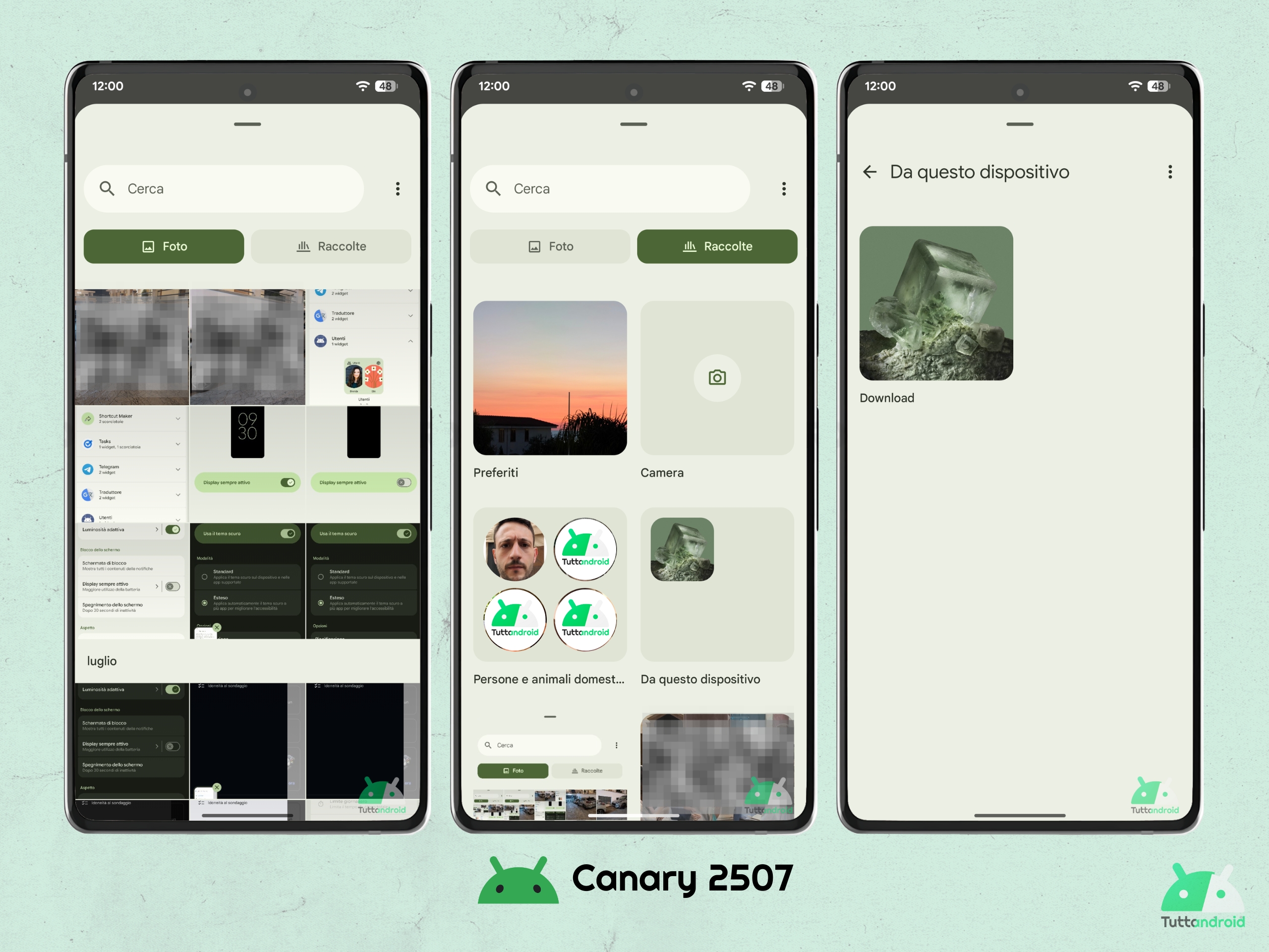 Android Canary 202507 - Selecteur moyen du système - News