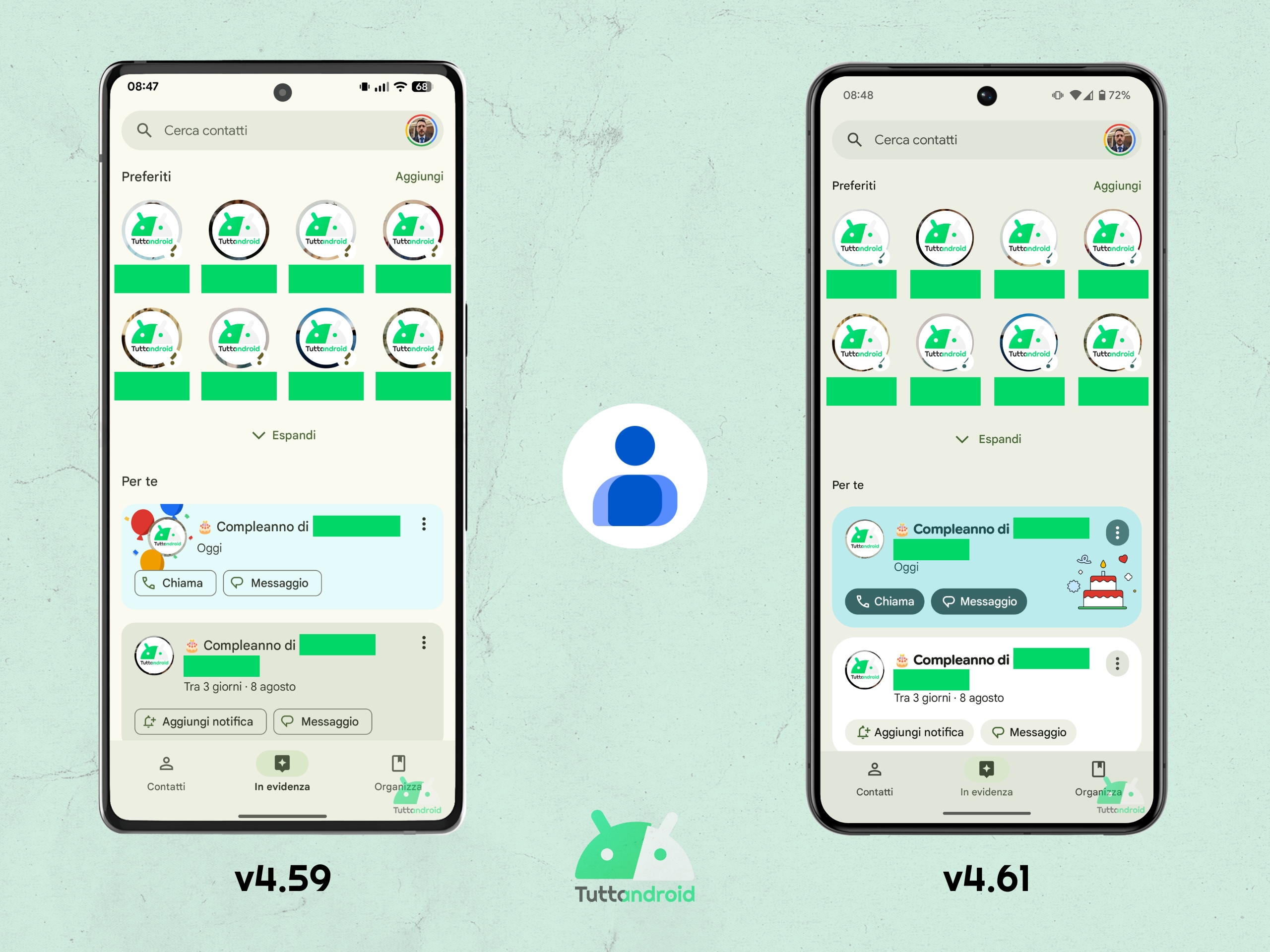 Google Contacts V4.61 - Matériel 3 Expressif - 02 en preuve