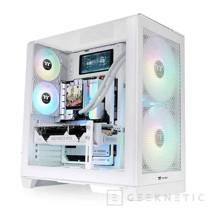 Geeknetic Le nouveau thermaltake View 390 Air offre un format panoramique différent dans 4 couleurs frappantes 5