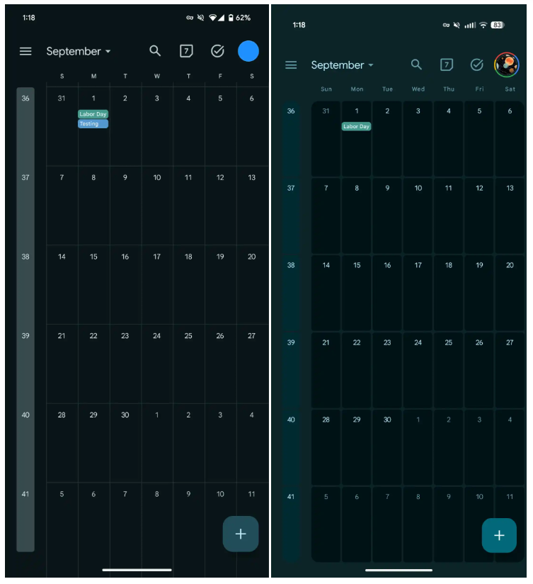 Calendrier Google 