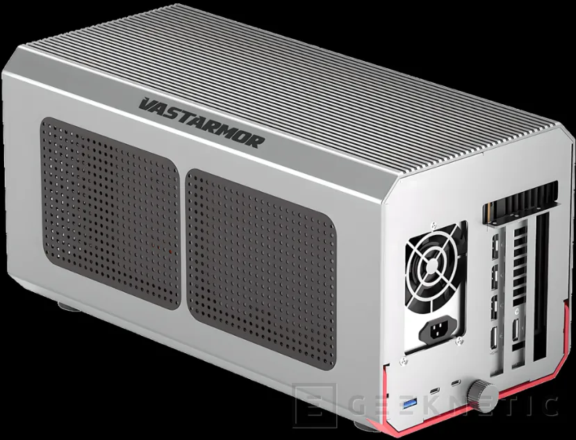 Geeknetic Vastmor a présenté une boîte GPU externe avec USB-4 à 40 Gbit / Gbps 3