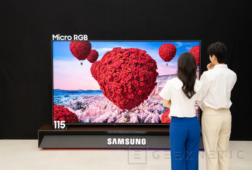 Geeknetic Samsung a présenté sa technologie Micro RVB, incorporée dans un nouveau 115-pouce 3