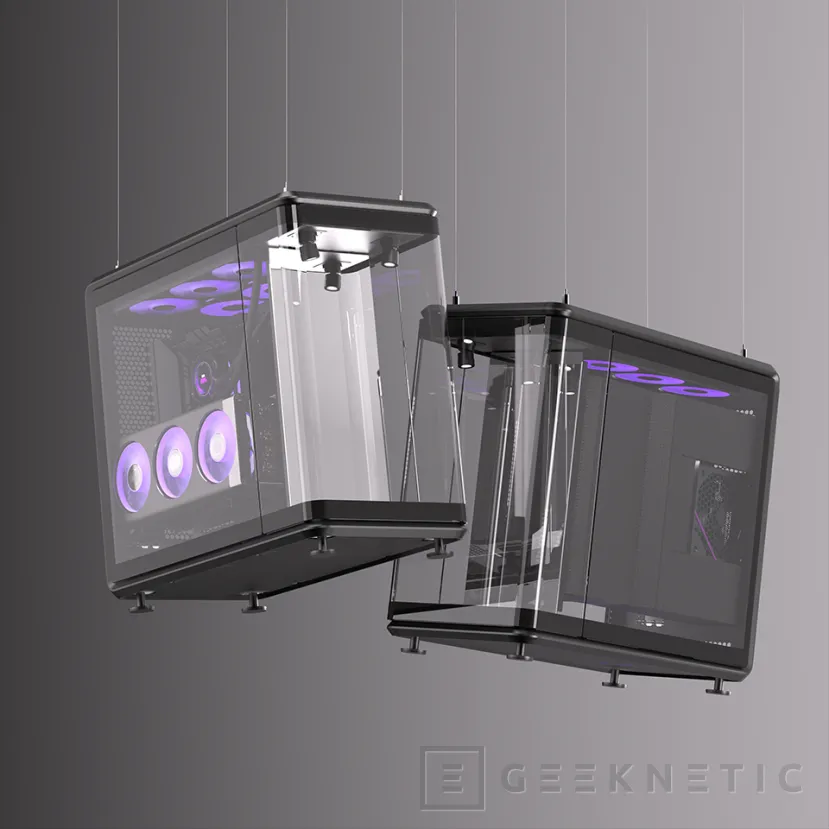 Geeknetic Le PC pour Gaming Cooler MasterFrame 360 Panorama S comprend un Nvidia RTX 5080 personnalisé 5