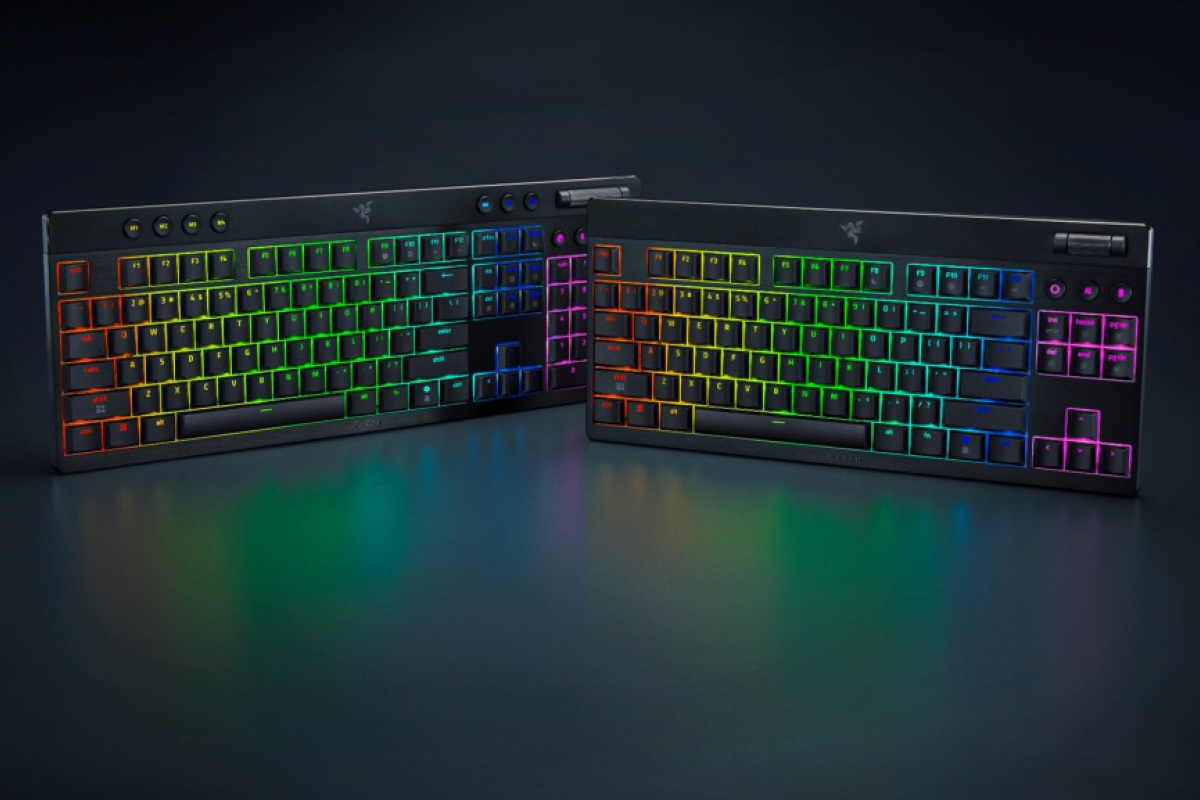 Razer présente le Blackwidow V4 à faible profil avec des interrupteurs mécaniques compacts, un hyperspeed sans fil et jusqu'à 980 heures de batterie