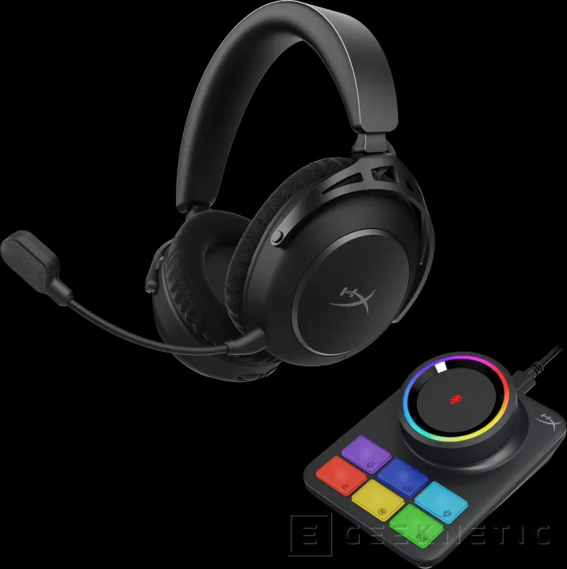 Les écouteurs sans fil Geeknetic Hyperx Cloud Alpha 2 incorporent une base pour personnaliser l'éclairage RVB 2