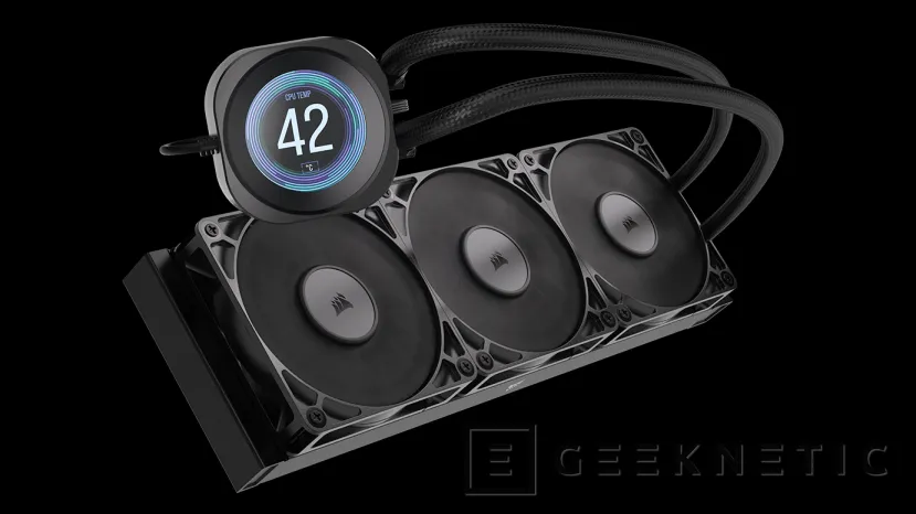 Geeknetic Corsair ajoute l'écran LCD à son RL AIO Nautilus RS, vous pouvez surveiller la température du CPU et d'autres valeurs en temps réel 2