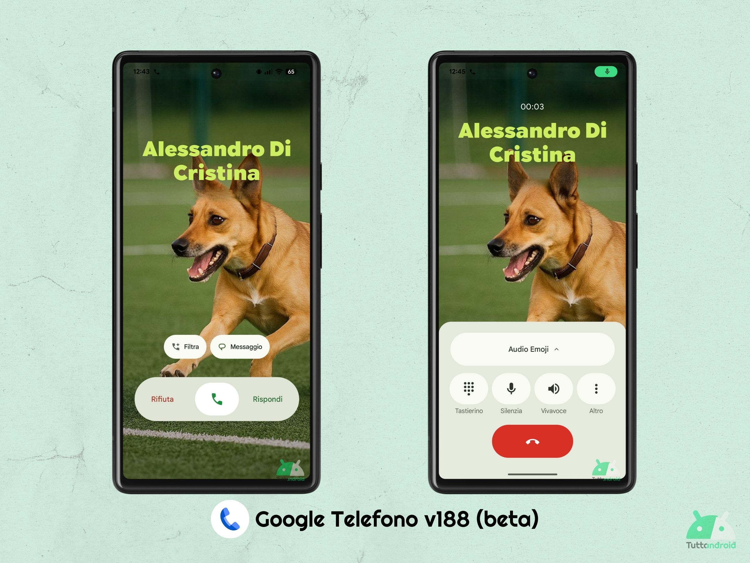 Google Téléphone - APPEL À COURANT ET POUR LA CARTE D'APPORT