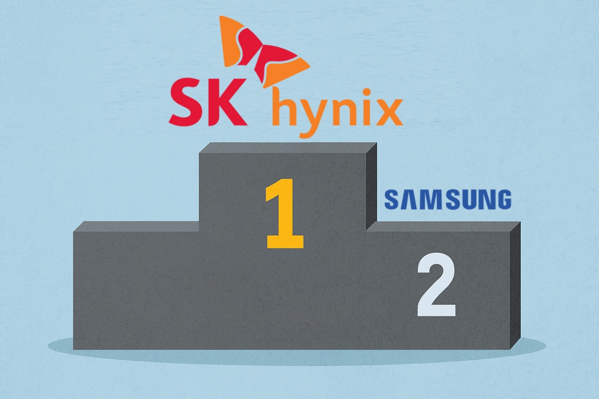 Sk Hynix brise 33 ans de domaine Samsung et est placé en tant que leader mondial sur le marché de la mémoire DRAM grâce à l'impulsion de HBM