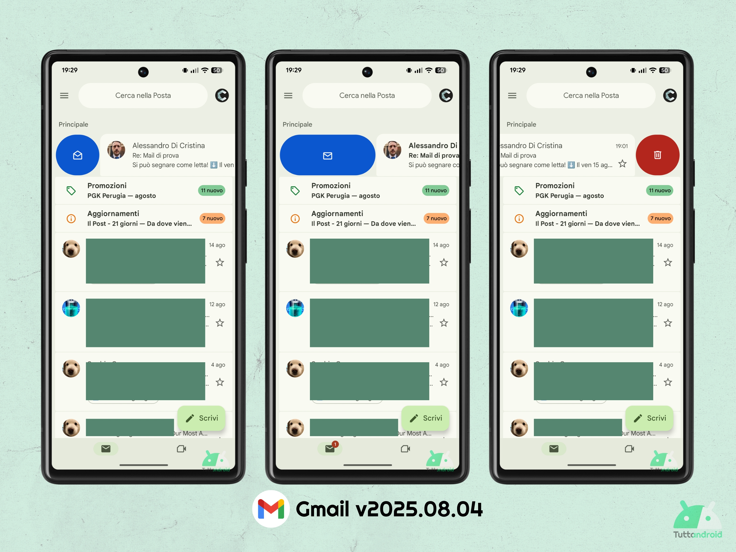 Gmail V2025.08.04 - Nouvelles actions de défilement de l'interface utilisateur