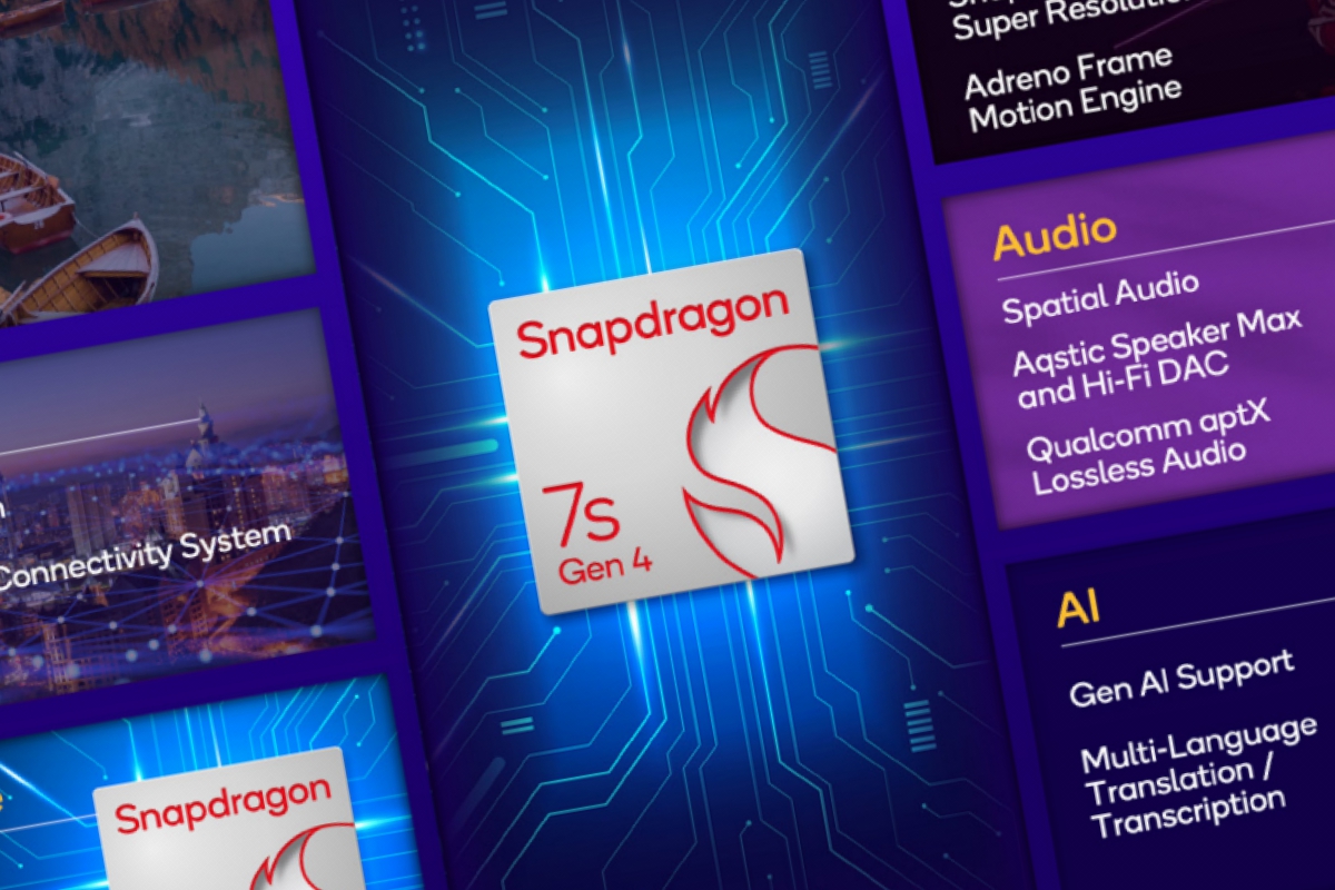 Snadpragon 7S Gen 4 arrive avec 7% de performances de CPU et de GPU en plus et AI