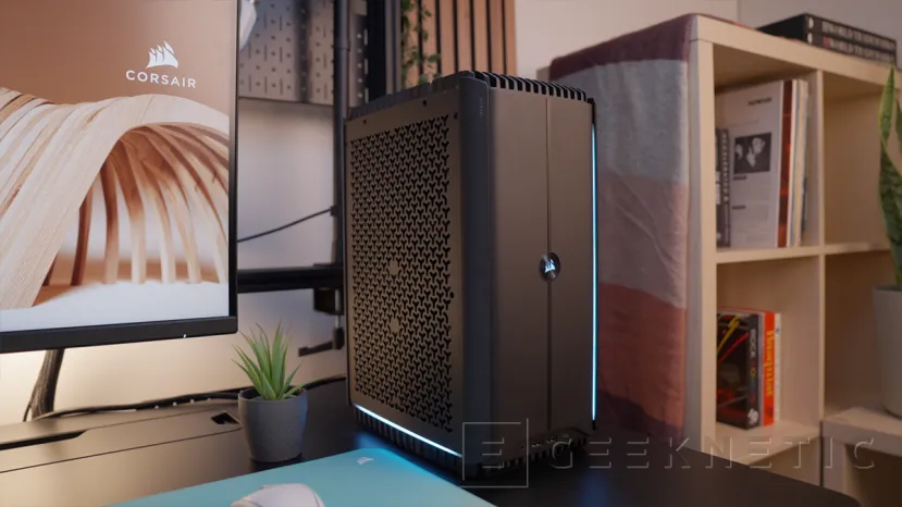 Geeknetic Corsair One A600 Une Ryzen 9000x3D, RTX 5080 et Double refroidissement liquide sur un PC compact de 64 Go et 4 TB NVME 2