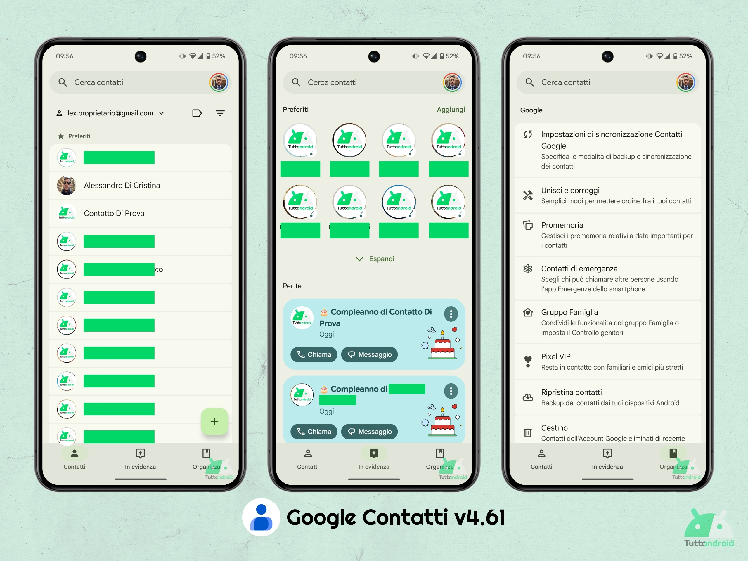 Google Contacts V4.61 - UI M3E pour tout le monde