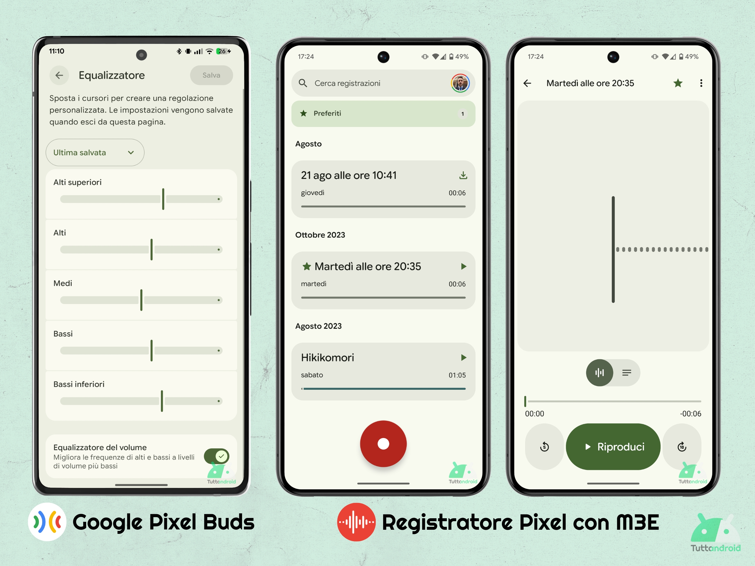 App août 2025 - Google Pixel Buds - Google Pixel Recordant