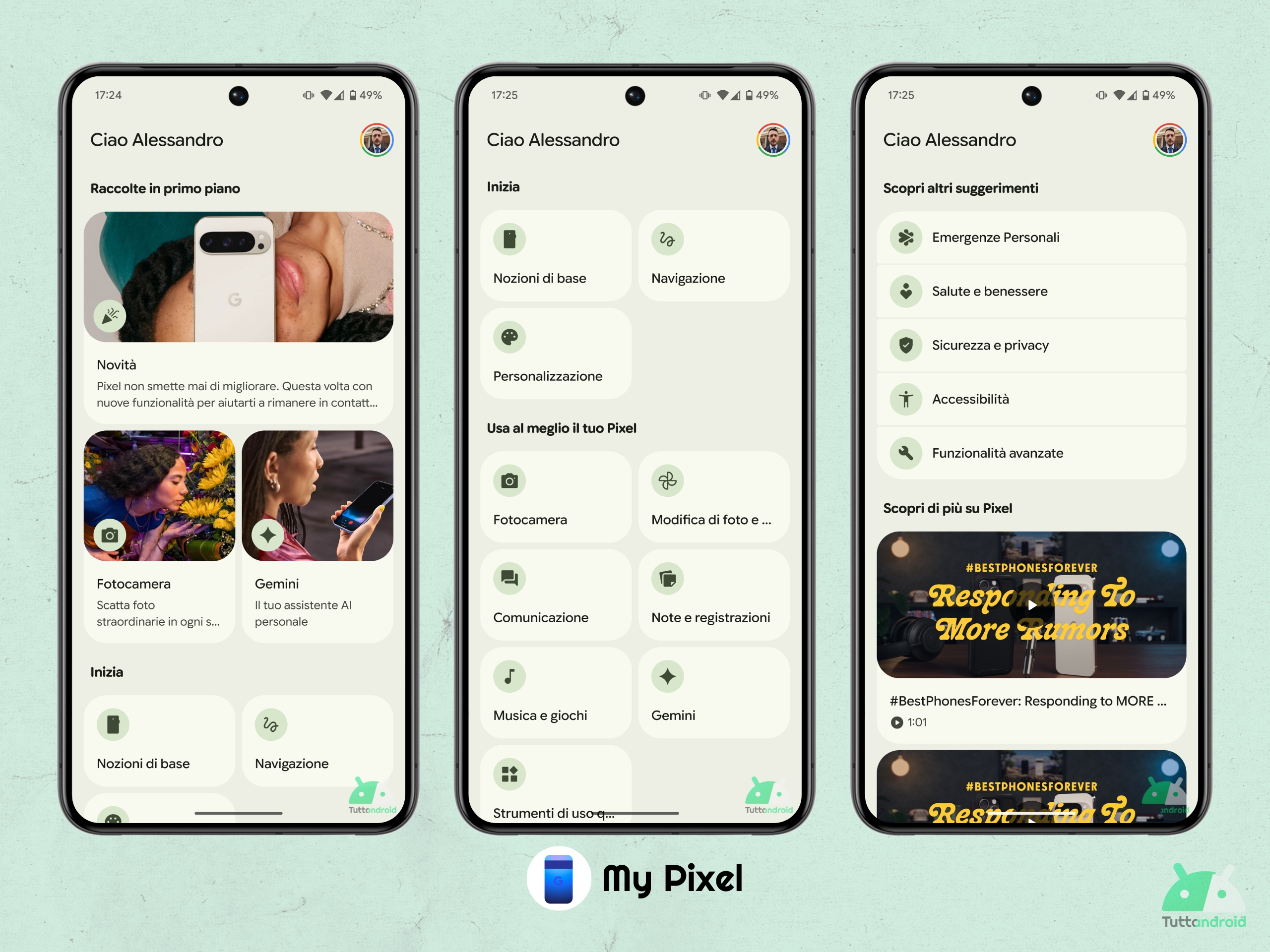 App août 2025 - My Pixel UI Italie